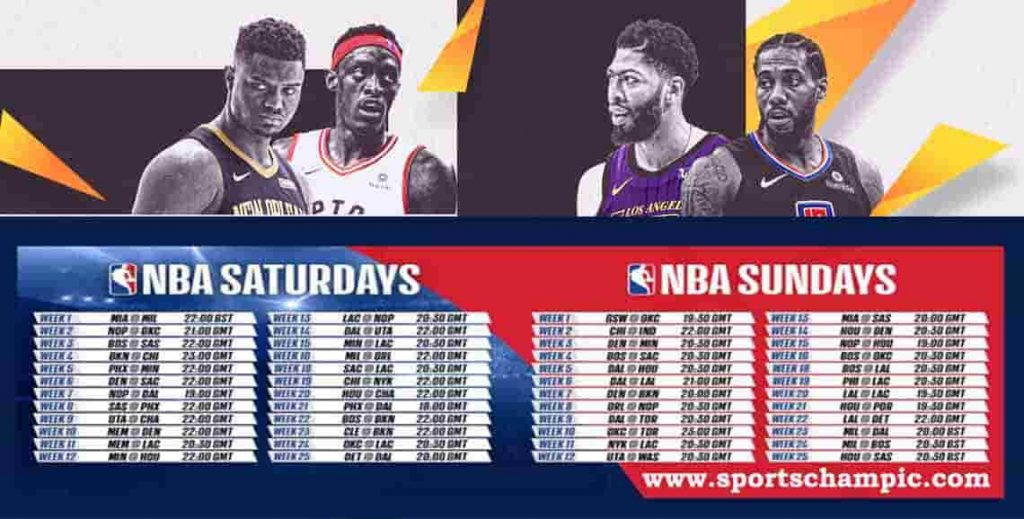 NBA Schedule - Sports Champic